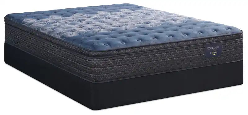 Ensemble matelas grand lit Serta Back Logic 1.1 Eurotop médium