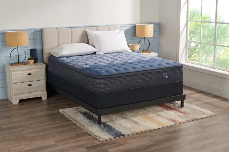 Ensemble matelas grand lit Serta Back Logic 1.1 Eurotop médium