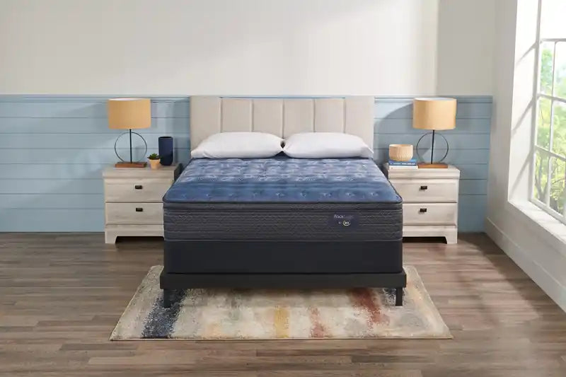 Ensemble matelas grand lit Serta Back Logic 1.1 Eurotop médium