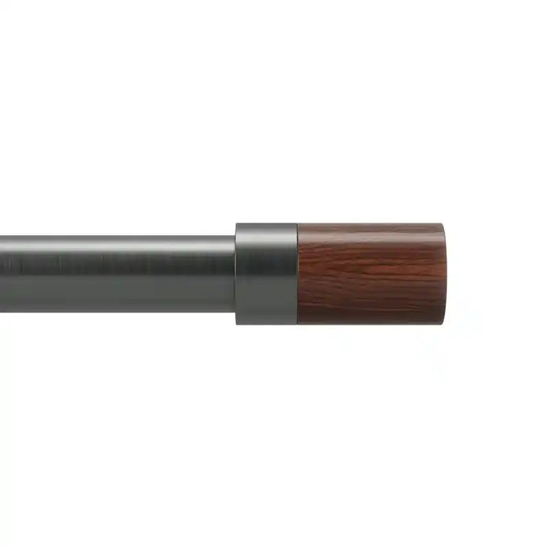 Umbra Blok Gun Metal Tringle à Rideaux Extensible 1 - 36-72