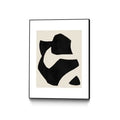Untilted Canvas Framed Black 30x40 Wall Art