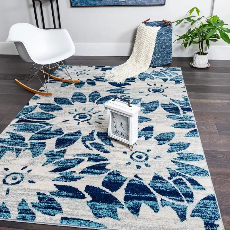 Tapis de surface Roma Blue Sun 7x10