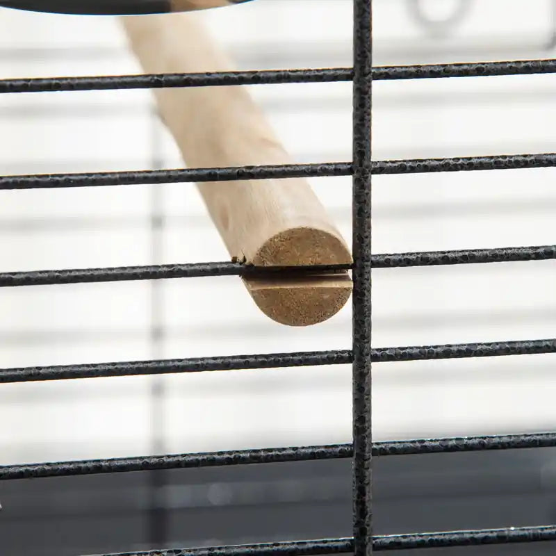 Cage à oiseaux de 156 cm, maison pour perruches, pour calopsittes, avec support, tiroir amovible, aire de jeux supérieure, rangement
