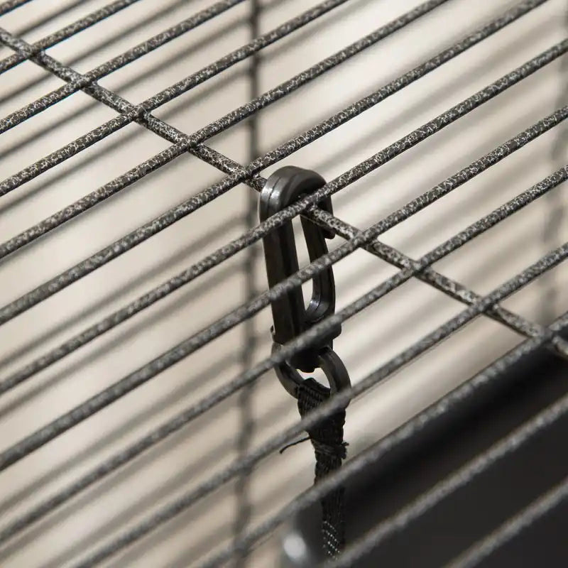 Cage à roulettes à 4 niveaux pour petits animaux, vison, chinchilla, petite maison pour chat, aire de jeu pour animaux de compagnie avec hamac