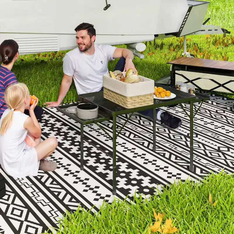 Table de grillade pliante de 1,37 m, Table de camping réglable en hauteur