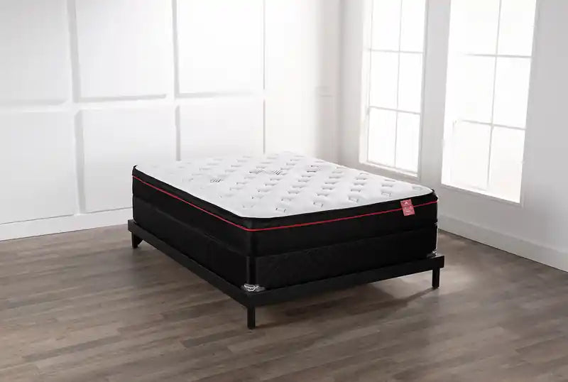 Sommier tapissier profil bas Springwall True North 2019, grand lit