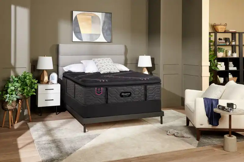 Matelas Twin XL Euro Pillowtop Beautyrest Black Signature Orchid